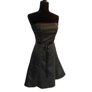 Jessica McClintock for Gunne Sax Dress Polka Dot Prom Dress Vintage size 5